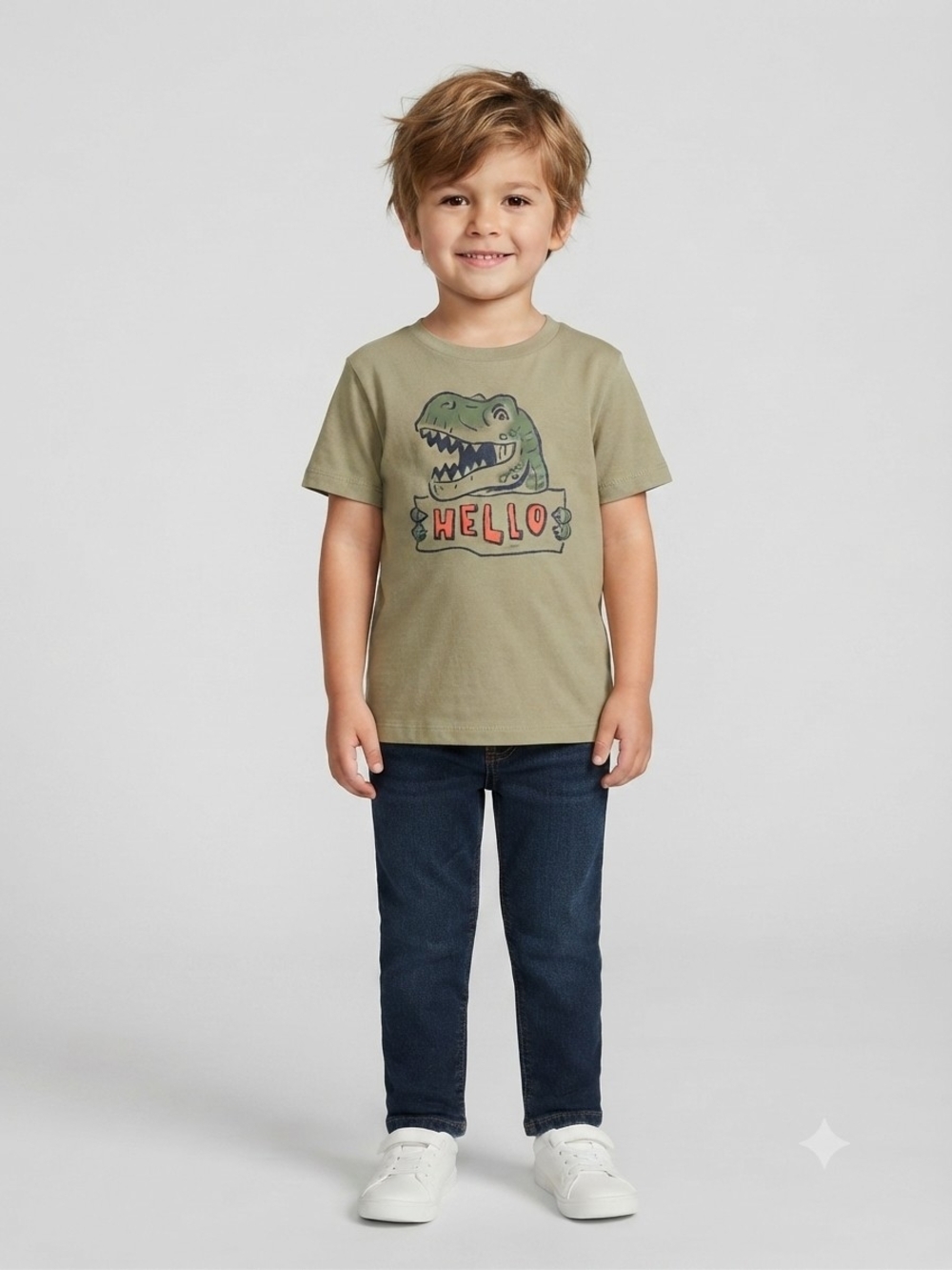 Garanimals Dinosaur "HELLO" Graphic T-Shirt - Size 5